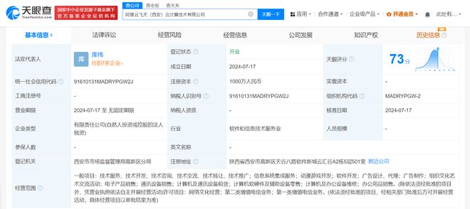 阿里云飛天落戶古都西安，千萬級注冊資本拓展系統集成新藍圖