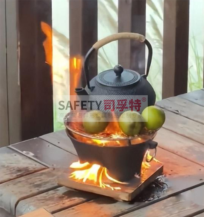 圍爐煮茶小貼士：火災(zāi)、中毒、燙傷需防范[精制鋼圍爐茶桌](圖1)