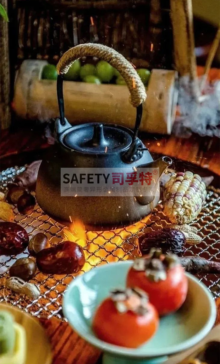 圍爐煮茶小貼士：火災(zāi)、中毒、燙傷需防范[精制鋼圍爐茶桌](圖2)